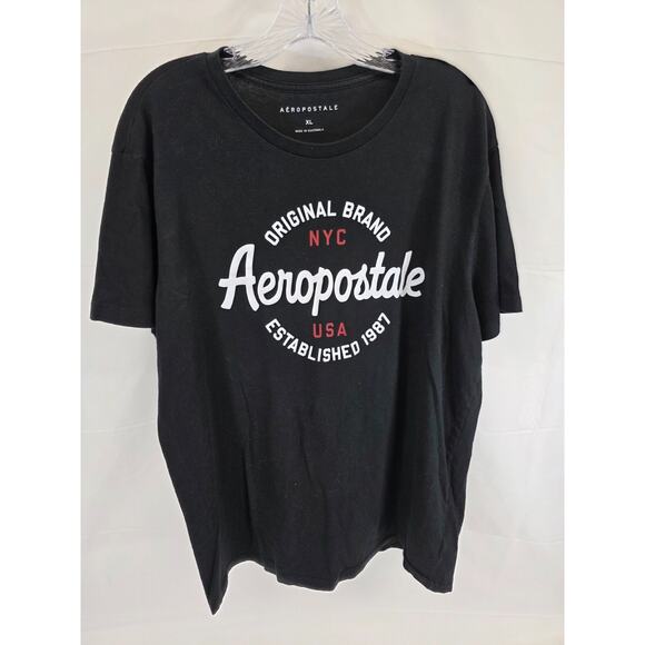 Aeropostale Original Brand Aeropostale Graphic Tee, Black, Size XL - Picture 1 of 6